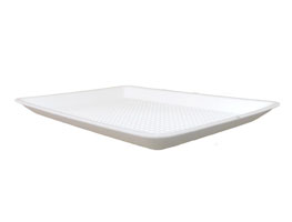 Khay xốp đựng thực phẩm trắng